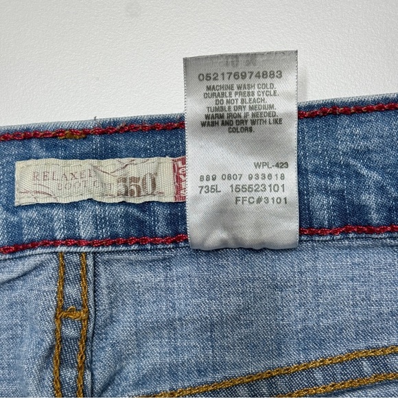 {Levi's} "550 Relaxed Bootcut" Mid Rise Boot Cut Stretch Denim Jeans - Picture 6 of 7